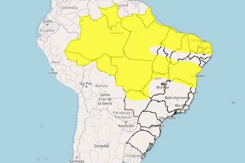 Brasil enfrenta dia de calor, chuvas e ventos intensos nesta terça; saiba mais 