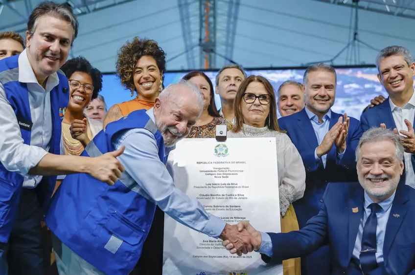 Lula inaugura novo campus da UFF em Campos dos Goytacazes e anuncia investimentos em educação no Rio de Janeiro