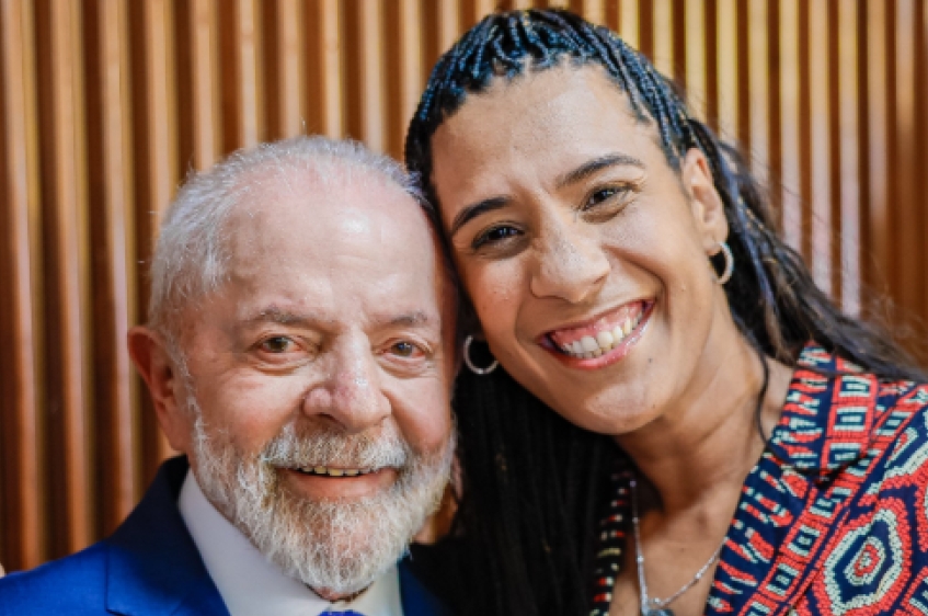 Lula e ministros parabenizam Anielle Franco  