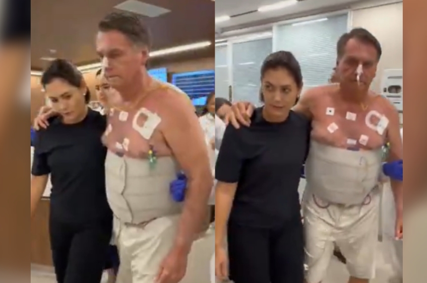 Bolsonaro está estável e sem dores, mas segue na UTI 