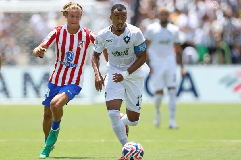 Botafogo perde para o Atlético de Madrid, mas avança às oitavas de final